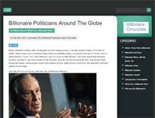 Tablet Screenshot of billionairechronicles.net